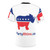 Rhino graphic t-shirt with Canadian political party-inspired design - Back