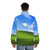 Puffer jacket featuring the iconic Windows XP desktop background - men back