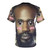 Kawaii-inspired abstract design T-shirt featuring the iconic Death Grips rapper MC Ride - Back