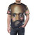 Kawaii-inspired abstract design T-shirt featuring the iconic Death Grips rapper MC Ride - men front