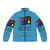 Retro Windows 95 98 logo puffer jacket in classic sky blue