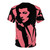 Artistic graphic t-shirt design with a portrait of classic Hollywood actress Katharine Hepburn - Back