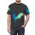 Colorful abstract design featuring a cockerel and legendary animals on a t-shirt - men front