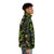 A puffer jacket featuring a botanical design of Florida native plants and flowers. - men side right