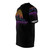 Retro-inspired t-shirt featuring a soundwave design in a vibrant, synthwave-inspired color palette - men left