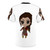 Kassandra inspired print on demand t-shirt with Assassin's Creed Odyssey character - Back