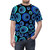 Colorful retro abstract art pattern printed on a high-quality t-shirt - men front