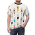 Graphic illustration of a bicycle squad on a t-shirt for cycling enthusiasts - men front