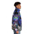 Vintage-style Ninja Turtles puffer jacket with ooze theme - men side right