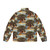 A puffer jacket with a vibrant design featuring wildlife and the iconic baobab tree. - Back