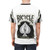 A stylish t-shirt featuring a custom bicycle playing card design. - men back