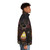 Bill Cipher holographic puffer jacket from the Disney animated series Gravity Falls - men side right