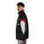 Realistic looking tuxedo puffer jacket for costume and party wear - men side left