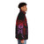 Dungeons & Dragons inspired puffer jacket featuring a mind flayer design - men side right