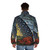 Flammarion Engraving Puffer Jacket featuring a cosmic design - men back