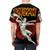 Vintage Retro Mexican Superhero Graphic T-Shirt - men back
