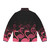 Flamingo March Puffer Jacket for Women - Magical Night Bird Pattern - Back