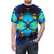 Colorful abstract art print on a high-quality t-shirt - men front