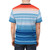 Climate change stripes design on a t-shirt - men back