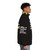 Bookkeeping puffer jacket with gaming design - men side right