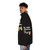 Bookkeeping puffer jacket with gaming design - men side left