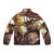 The Shaman Puffer Jacket, a cozy and stylish garment featuring gay fantasy and occult design elements.