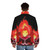 Flame Princess from Adventure Time Cartoon Inspired Puffer Jacket - men back