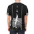Runway 4 Left aviation t-shirt design with airport layout and aircraft silhouettes - men back