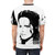 Retro-style t-shirt featuring a portrait of iconic Italian actress Claudia Cardinale - men back