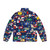 Patriotic puffer jacket featuring flags of all US states - Back