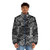 Raven Puffer Jacket 3 - Stylish and Spooky Outerwear - men front