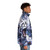 White Tiger Puffer Jacket with Legendary Animal Design - men side right