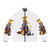 Ratchet and Clank Rift Apart inspired puffer jacket with gaming graphics
