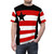 Patriotic t-shirt featuring the character John Walker, also known as US Agent, from the Marvel Avengers comic books - men front