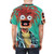 Pepe the King Prawn muppets inspired fan art design on a t-shirt - men back