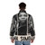 Nina Simone Jazz Concert Puffer Jacket with Vintage Poster Graphic - men back