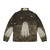 Fireflies Puffer Jacket with Whimsical Vintage Folklore Design - Back