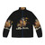 Ramshackle black puffer jacket for cold weather