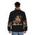 Ramshackle black puffer jacket for cold weather - men back