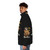 Ramshackle black puffer jacket for cold weather - men side left