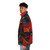 Fire fish puffer jacket, a warm and stylish winter jacket. - men side left