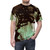 Vintage nature landscape t-shirt featuring a forest wilderness scene with cloudy sky, autumn foliage, and tree silhouettes. - men front