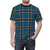 Clan Thomson tartan pattern printed on a high-quality t-shirt - men front
