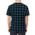 Clan Macneil tartan pattern printed on a high-quality t-shirt - men back