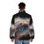 Channa Bleheri Rainbow Snakehead Puffer Jacket - men back