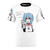 Rei Ayanami t-shirt design featuring the Evangelion character and Monster Ultra drink
