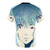 Rei Ayanami inspired t-shirt with Neon Genesis Evangelion anime artwork - Back