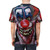 Pastel-style graphic tee featuring a killer clown design - men back