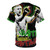Stylish t-shirt featuring the image of UFC fighter Justin Gaethje, known as "The Highlight" - Back