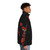 "A puffer jacket featuring the iconic Weltall mecha from the Xenogears and Xenosaga series" - men side right